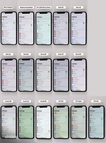 iPhone X,XS,XR,XS max ekraan displei klaas (foto #3)