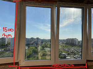 Пластиковое окно (1 фото из 2)