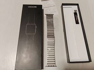 Apple Watch ultra titaan rihm