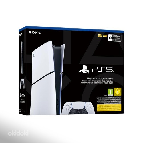 Sony Ps5 SLim 1TB SSD Digital PLaystation 5 пс5 с гарантией - Tallinn - Игры, игровые приставки, консоли, Консоли купить и продать – okidoki