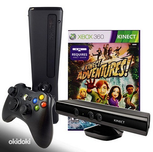 Xbox 360 Slim Kinect + игра Kinect Adventure xbox360 kinect