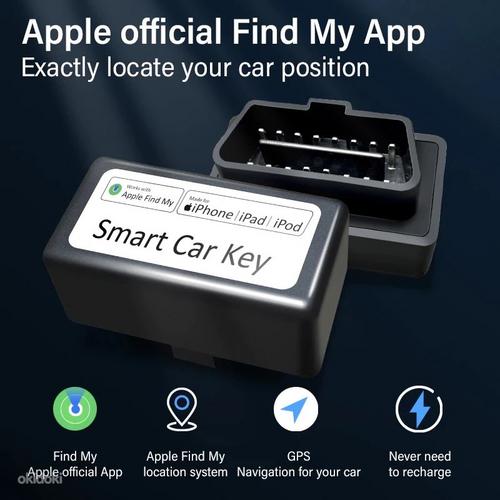 Smart Key Fob / Nutivõti autole ekraaniga + Apple Find My (фото #3)