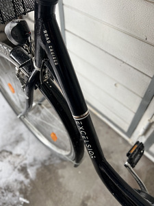 Jalgratas Excelsior Road Cruiser, 28-tolline, must, M suurus (3 foto / 6)