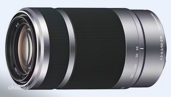 ZOOM Sony Lens E-mount 55-210мм f/4.5-6.3 OSS (SILVER) (фото #1)