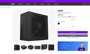 NZXT E850 850W toiteplok (2 foto / 9)