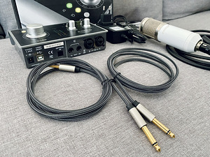 Audient ID14 Helikaart + Ugreen kaabel + XLR mikrofon (3 foto / 5)