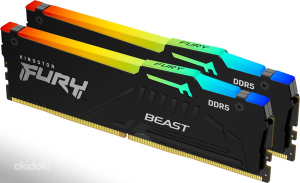 DDR5 64GB (2x32GB) Kingston FURY RGB Hynix A-Die 6000+ CL30