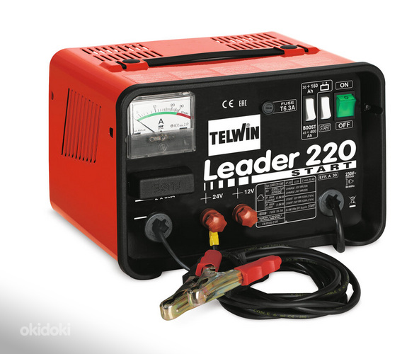Зарядное устройство для аккумулятора Пусковое устройство Telwin Leader 220 Start (фото #1)