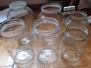 Klaaspurgid, 3, 4,25 Liitrit, 0,5-0,75 L... (3 foto / 9)