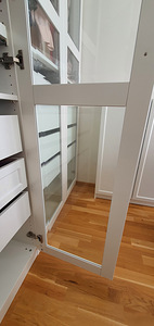 IKEA TYSSEDAL klaasuksed hingedega 50x229 cm 4 tk (3 foto / 6)