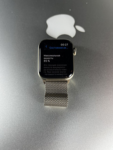 Apple Watch Series 6 GPS+LTE 40mm Gold Stainless Steel 85% (5 foto / 7)