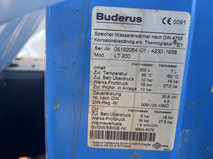 Продается котел Buderus G115 с бойлером (3 фото из 8)