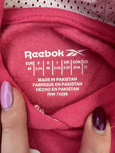 Толстовка reebok размер 98 (2 фото из 2)