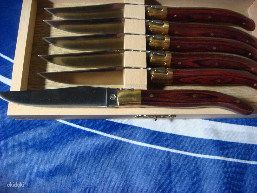 Laguiole L'eclair 440 Steak Knives 6pc set Tallinn Köögitarvikud