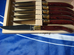 Laguiole L'eclair 440 Steak Knives - 6pc set (3 foto / 4)