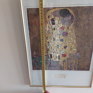 Maali "Suudlus" Gustav Klimt. (4 foto / 5)