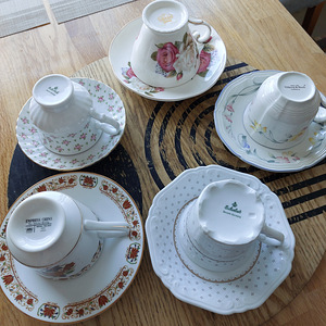 Kohvitasside paarid Villeroy & Boch, Empress China, Eschenba (10 foto / 10)