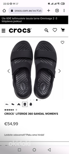 Crocs uued naiste sandaalid 37 suurus (foto #1)