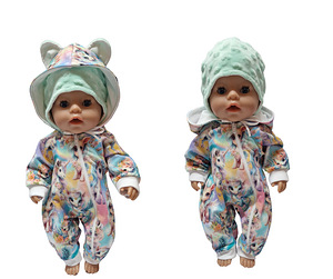 Baby Born nukule (43cm) kombekas ja müts. UUS! Käsitöö