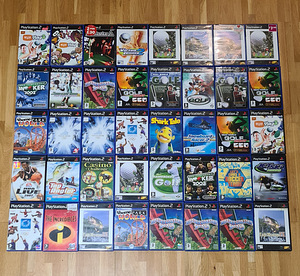 PS2 / Playstation 2 Retromängude kollektsioon- 80tk! (NR2) (1 foto / 3)