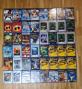 PS2 / Playstation 2 Retromängude kollektsioon- 160tk (1 foto / 6)