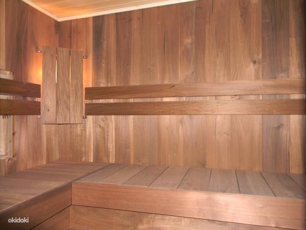Sauna seinapaneelid (kuumtöödeldud pappel) (foto #1)