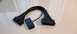 ATX 30cm 24 Pin Dual PSU Power Supply Extension Cable (1 foto / 6)