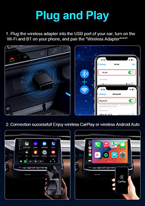 USB-adapter traadita CarPlay või Android Auto ühendamiseks (8 foto / 10)
