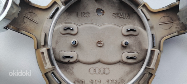 Оригинальные колпаки легкосплавных дисков Audi в отличном состоянии. (фото #4)