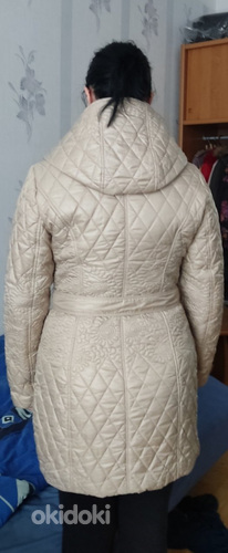 Утепленная длинная куртка k/s, размер M-L (фото #2)