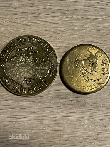 2 Venemaa ja Tšehhi kollektsioneerimismünti (foto #2)