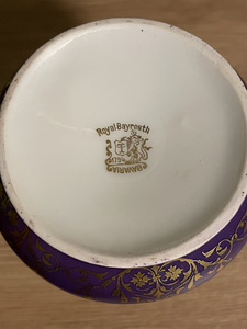 Bavaria kullatud vaas, vintage (6 foto / 8)