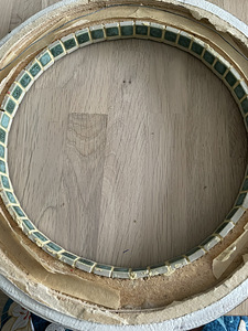 Peegelraam mosaiigiga, vintage. (2 foto / 10)