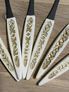 Komplekt lusikaid „Malyutka” 6 tk tehas Metallopribor Harkiv (5 foto / 10)