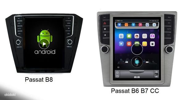 Volkswagen Passat B6 B7 B8 tesla style android navi радио (фото #3)