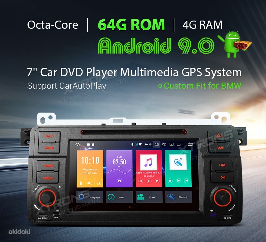 BMW Android Raadio GPS Navi E39 E38 E46 E53 X5 E90 (foto #6)