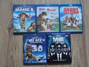 Blu-Ray Dvd filmid ja Blu-Ray 3D Dvd filmid