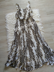 Ginatricot воздушное струящееся платье 36