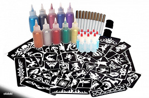 Glitter tattoosid lastele