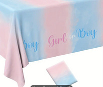 Boy or girl (for gender party). Baby shower tarvikud.