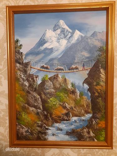 Картины с видами на Гималайские горы 3 шт. (фото #1)