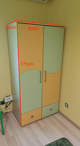 Laste riidekapp ja mänguasjade kast (4 foto / 5)