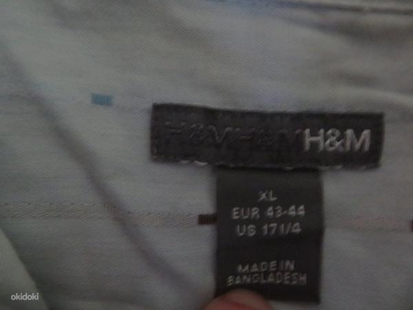 Мужская рубашка H&M на размер XL (фото #2)