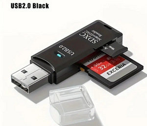 4-ühes USB Mini SD kaardilugeja