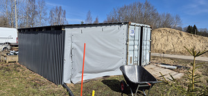 Merekonteiner koos varjualusega (3 foto / 6)