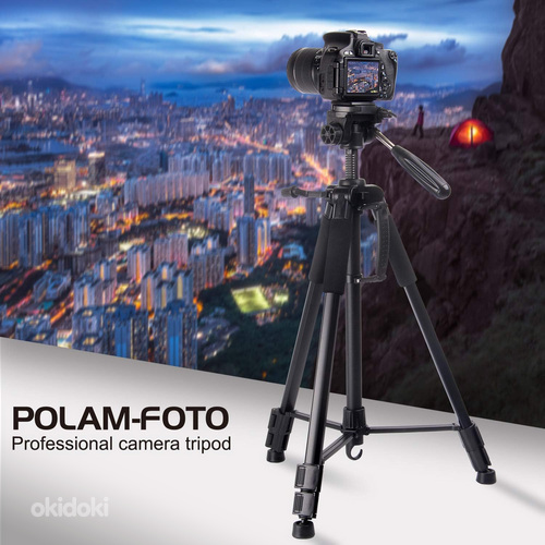 Штатив для фотоаппарата POLAM-FOTO 160 см / 63 дюйма (фото #4)