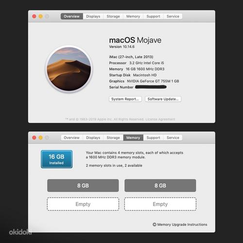 iMac 27 дюймов (конец 2013 г., 16GB RAM) (фото #2)