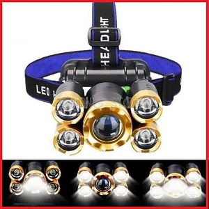 Pealamp 5xLED XP-E, laetav USB kaudu (7 foto / 9)