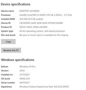 Lenovo M720Q Tiny i5 8500T-6C 1TB SSD Nvidia P620 16GB RAM (3 foto / 6)
