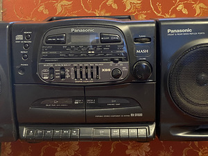 Panasonic RX-DT600 Radio CD Dual Cassette, vanakooli makk, s (2 foto / 3)